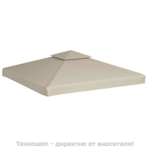 Покривало за шатра, резервно, бежово, 310 гр/м², 3х3 м