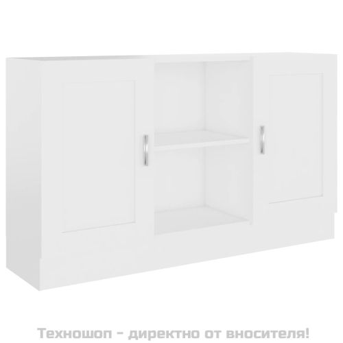 Бюфет, бял, 120x30,5x70 см, ПДЧ