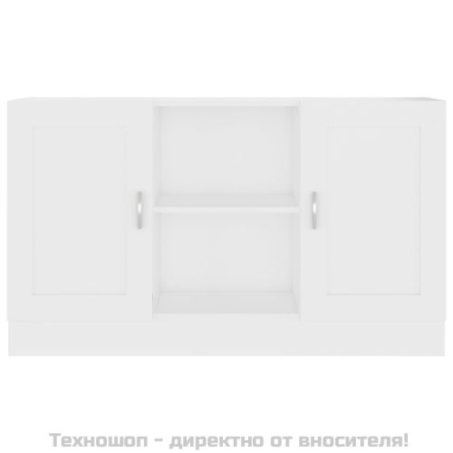 Бюфет, бял, 120x30,5x70 см, ПДЧ