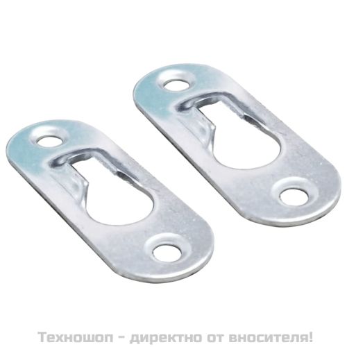 Нощни шкафчета за стена, 2 бр, бели, 40x30x15см инженерно дърво