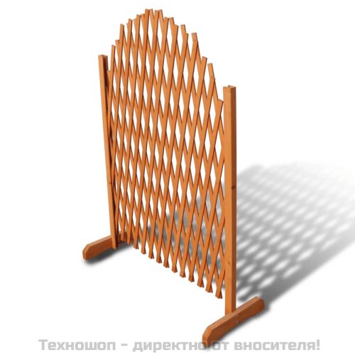Ограда хармоника, дървен масив, 180х100 см