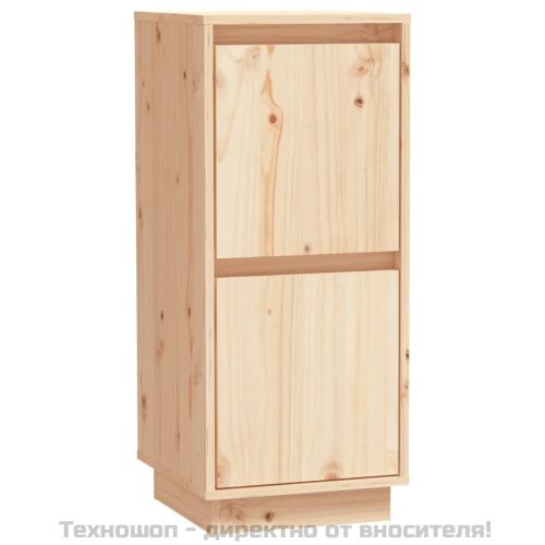 Сайдборди, 2 бр, 31,5x34x75 см, бор масив