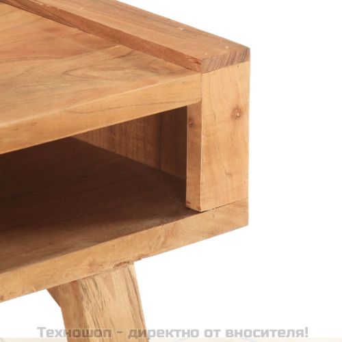 Маса за кафе, 100x50x45 см, акациево дърво масив