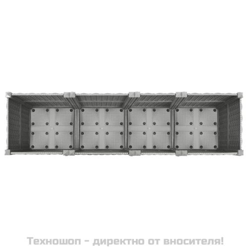 Повдигната леха, 160x40x38 см, полипропилен
