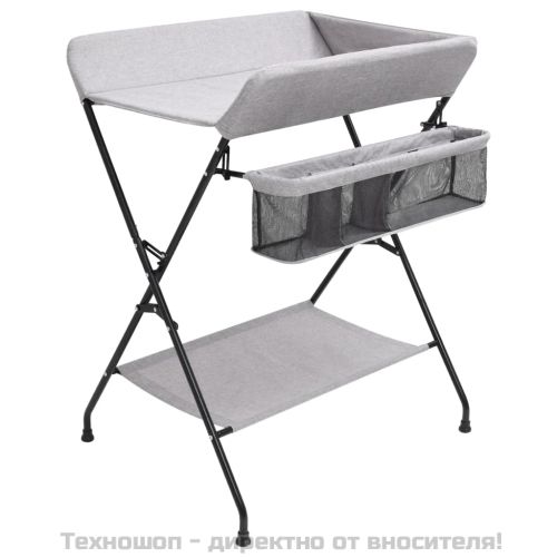 Маса за повиване, светлосива, желязо