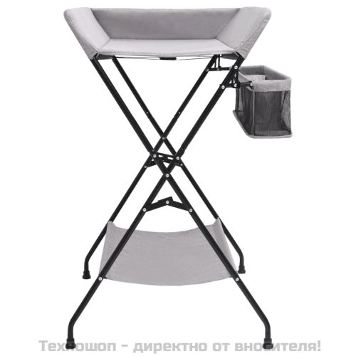 Маса за повиване, светлосива, желязо