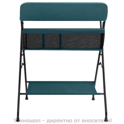 Маса за повиване, зелена, желязо