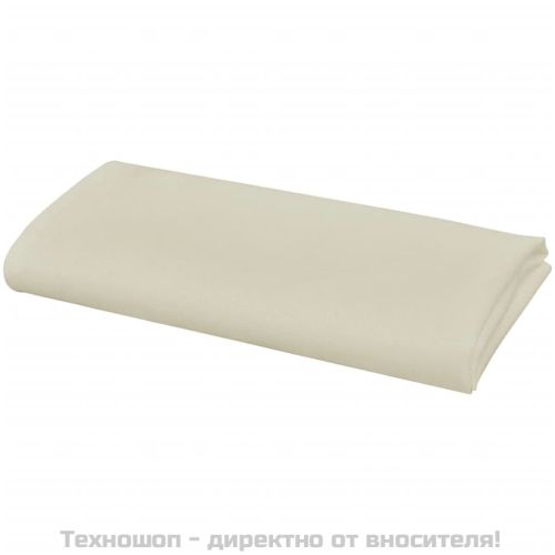 Салфетки от плат, 50 бр., кремави, 50 х 50 см
