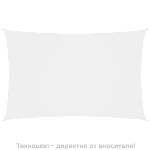Платно-сенник, Оксфорд текстил, правоъгълно, 5x8 м, бяло