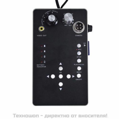 Камера за инспектиране на тръби, 30 м, с DVR контролна кутия