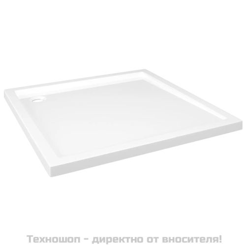 Квадратно ABS душ корито, бяло, 80x80 см