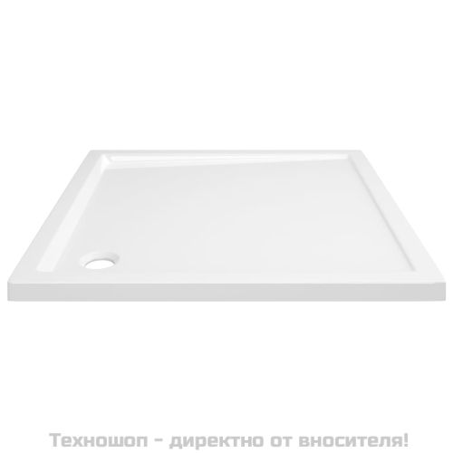 Квадратно ABS душ корито, бяло, 80x80 см