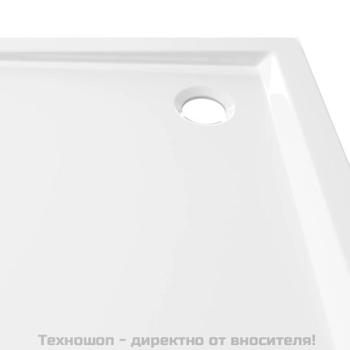 Квадратно ABS душ корито, бяло, 80x80 см