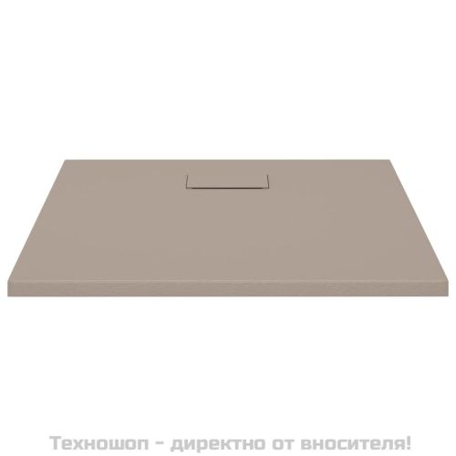 Душ корито, SMC, кафяво, 90x90 см