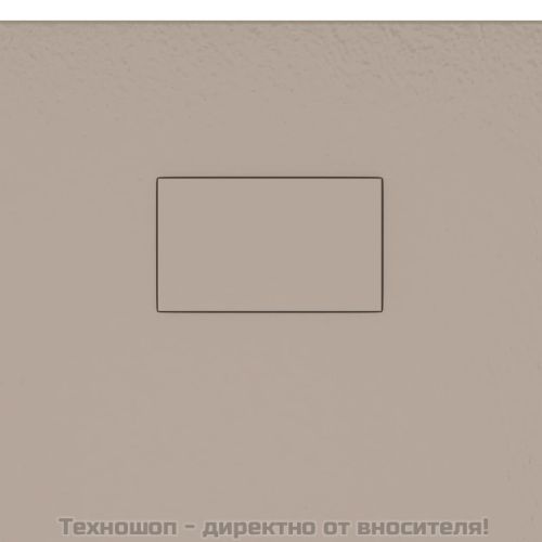 Душ корито, SMC, кафяво, 90x90 см