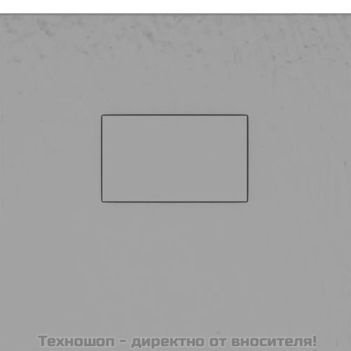 Душ корито, SMC, сиво, 90x90 см