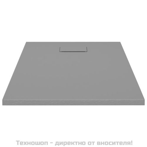 Душ корито, SMC, сиво, 100x70 см