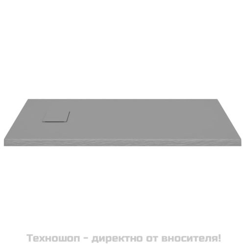 Душ корито, SMC, сиво, 100x70 см