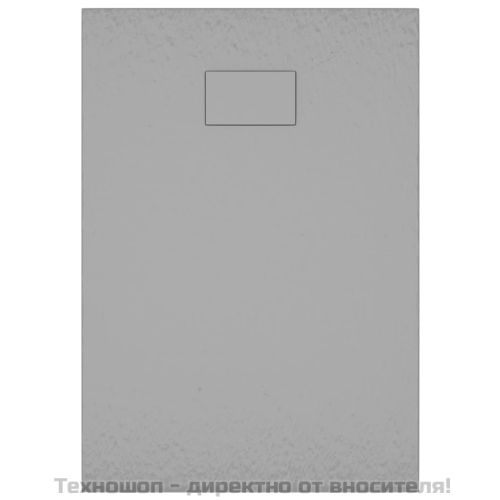 Душ корито, SMC, сиво, 100x70 см