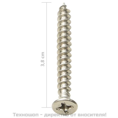 Клипсове за декинг с винтове, 200 бр, пластмаса и инокс 304