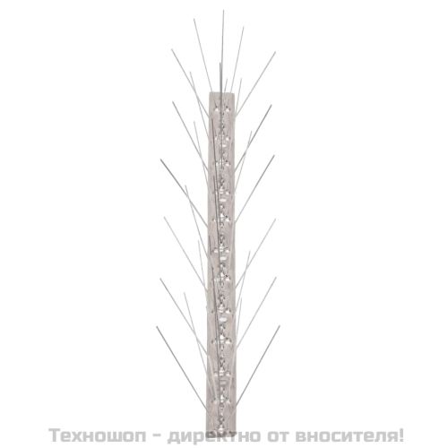 5-редови иноксови шипове срещу птици и гълъби, 40 бр, 20 м
