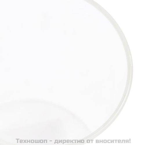 Стъклени буркани за съхранение с бамбукови капаци 6 бр 1000 мл