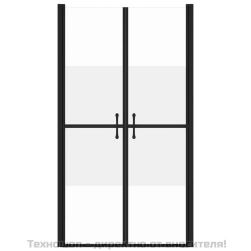 Врата за душ, полуматирано ESG стъкло, (93-96)x190 см