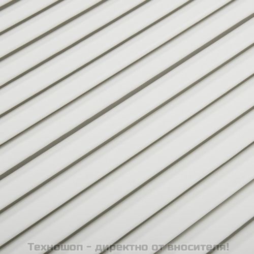 Врати за шкафове с решетен дизайн 2 бр бял 69x59,4 см бор масив