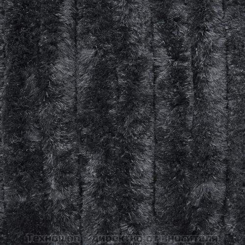 Завеса против насекоми, антрацит, 90x220 см, шенил