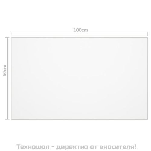 Протектор за маса, матов, 100x60 см, 1,6 мм, PVC
