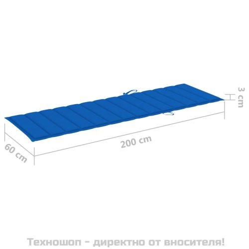 Градински шезлонг с шалте, сив, акациево дърво масив