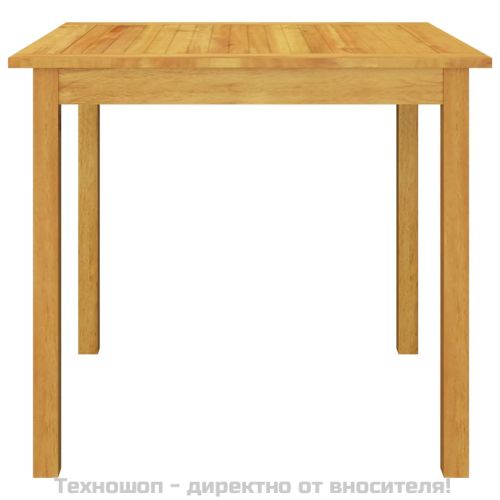 Градински трапезен комплект, 3 части, сив