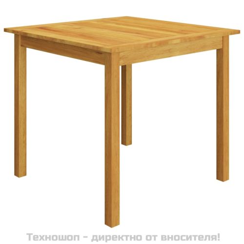 Градински трапезен комплект, 5 части, сив