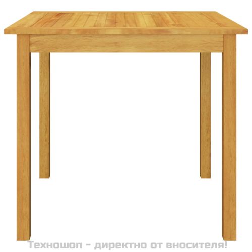 Градински трапезен комплект, 5 части, сив