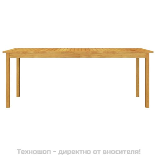 Градински трапезен комплект, 7 части, черен