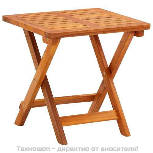 Шезлонги, 2 бр, с маса и възглавници, акациево дърво масив