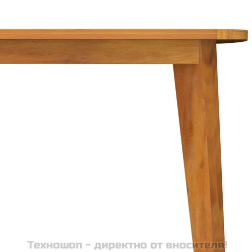 Градинска маса, 110x110x75 см, акация масив