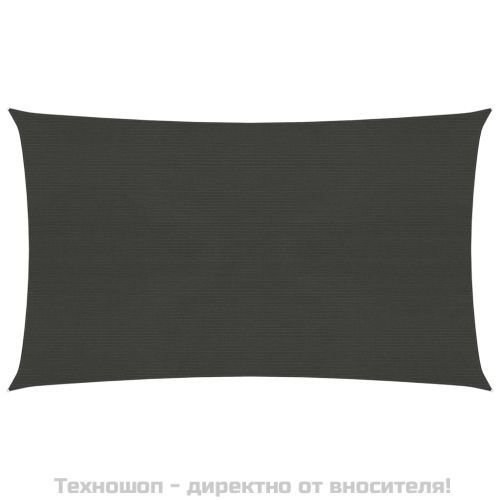 Платно-сенник, 160 г/м², антрацит, 3,5x5 м, HDPE