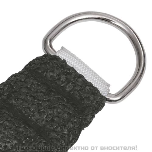 Платно-сенник, 160 г/м², антрацит, 3,5x5 м, HDPE