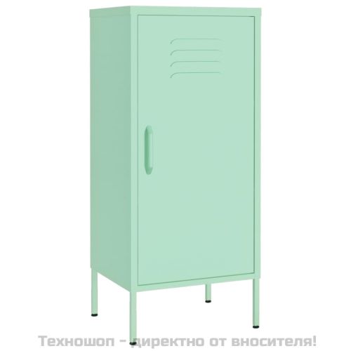 Шкаф за съхранение, мента, 42,5x35x101,5 см, стомана