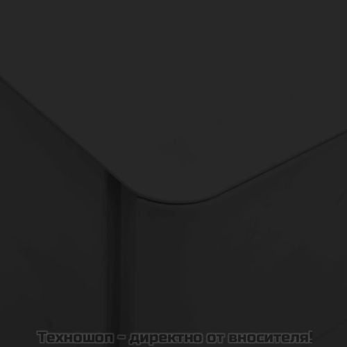 Мобилен офис шкаф, черен, 30x45x59 см, стомана