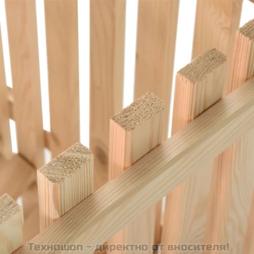 Кутия за картофи, 50x50x80 см, борово дърво масив