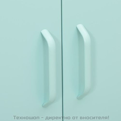 Шкаф за съхранение, мента, 80х35х101,5 см, стомана