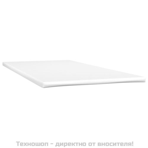 Боксспринг легло с матрак, таупе, 90x200 см, плат