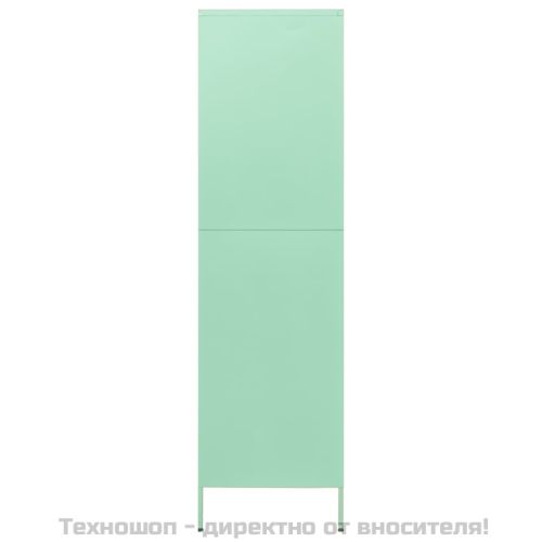 Гардероб, мента, 90x50x180 см, стомана