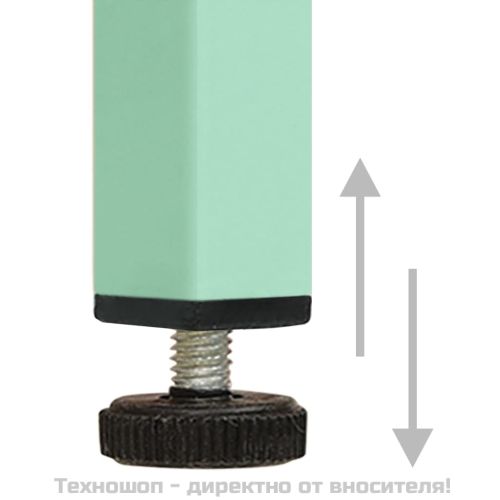 Гардероб, мента, 90x50x180 см, стомана