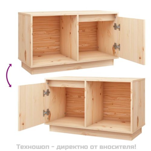 ТВ шкаф, 74x35x44 см, бор масив