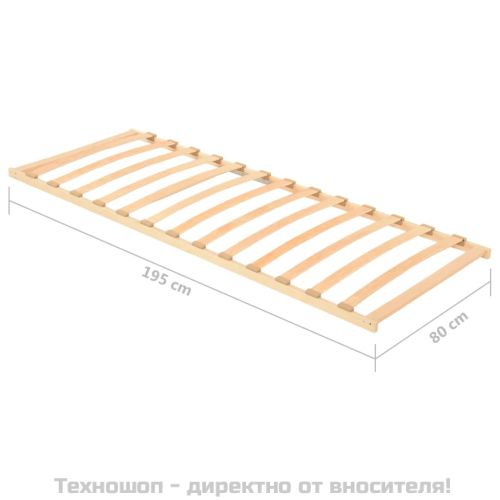 Подматрачна рамка с 13 ламела, 80x200 см