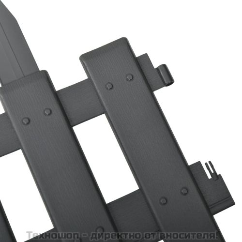 Кантове за тревни площи, 25 бр, антрацит, 10 м, PP