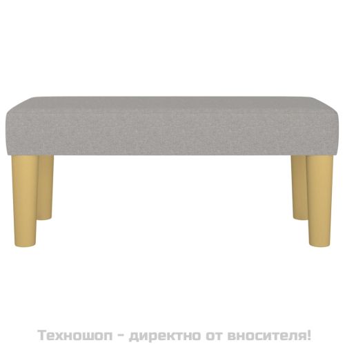 Пейка, светлосива, 70x30x30 см, плат